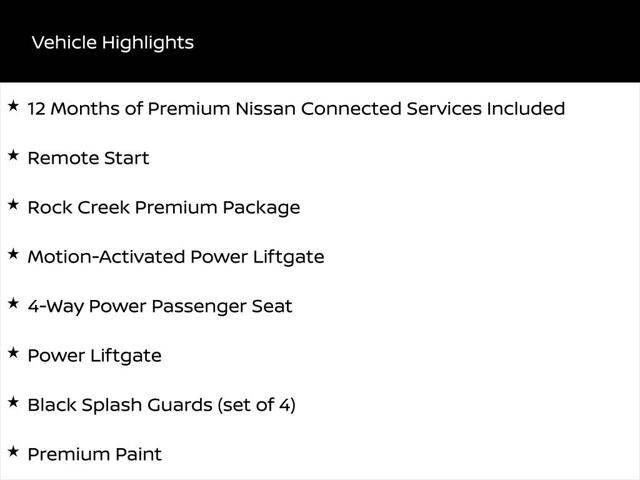 2026 Nissan Rogue Rock Creek