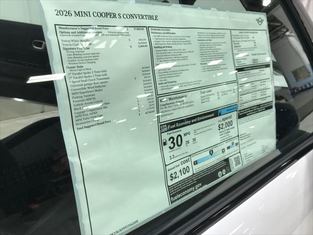 2026 MINI Cooper Convertible Cooper S