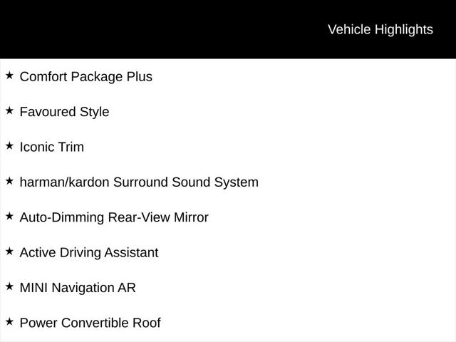 2026 MINI Cooper Convertible Cooper S