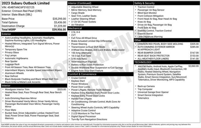 2023 Subaru Outback Limited