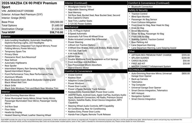 2026 Mazda X-90 Premium Sport