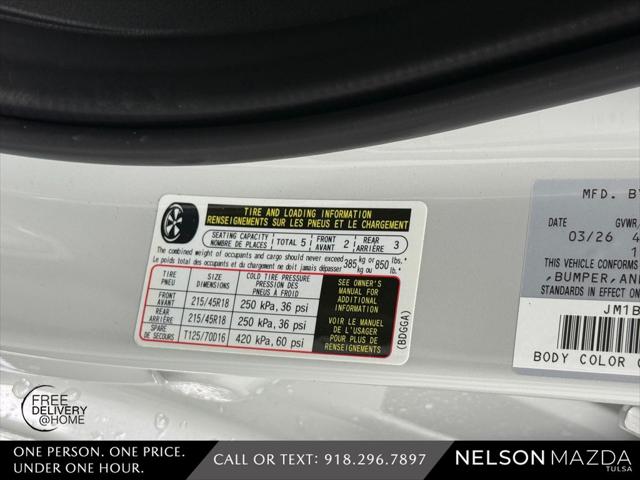2026 Mazda Mazda3 2.5 S Select Sport