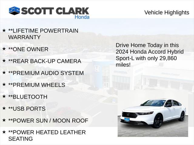 2024 Honda Accord Hybrid Sport-L