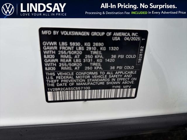 2025 Volkswagen Atlas 2.0T SEL