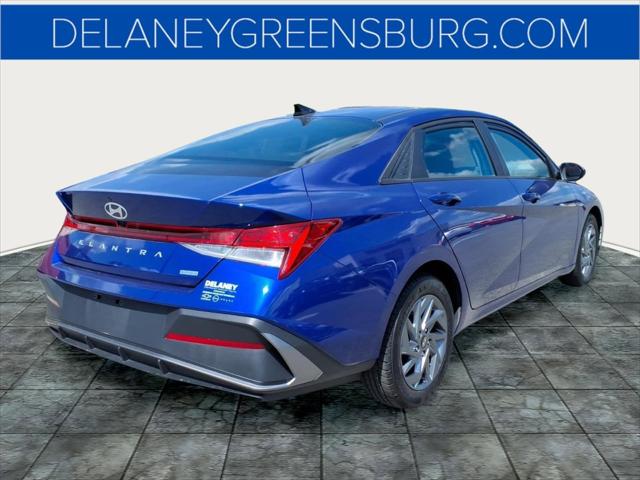 2024 Hyundai Elantra Hybrid Blue