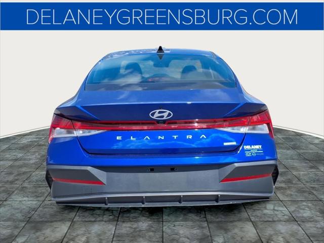 2024 Hyundai Elantra Hybrid Blue