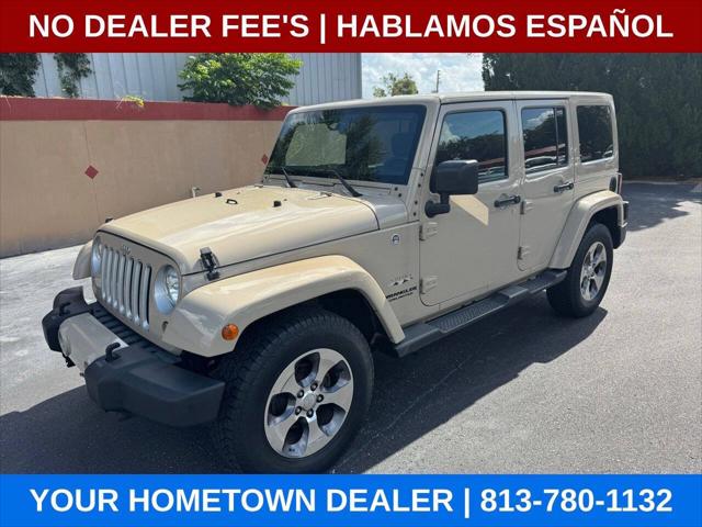 2016 Jeep Wrangler Unlimited Sahara for sale in Zephyrhills, FL