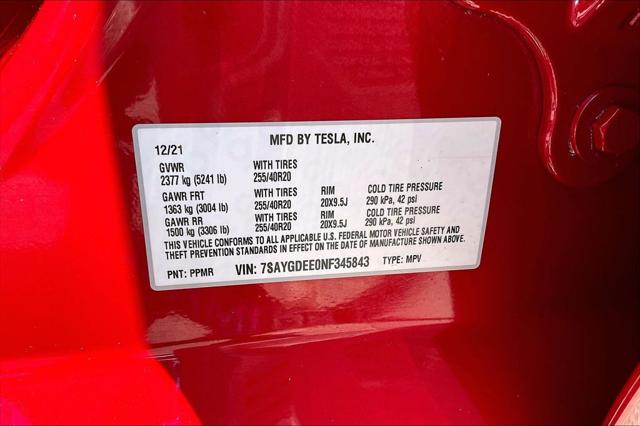 2022 Tesla Model Y Long Range Dual Motor All-Wheel Drive