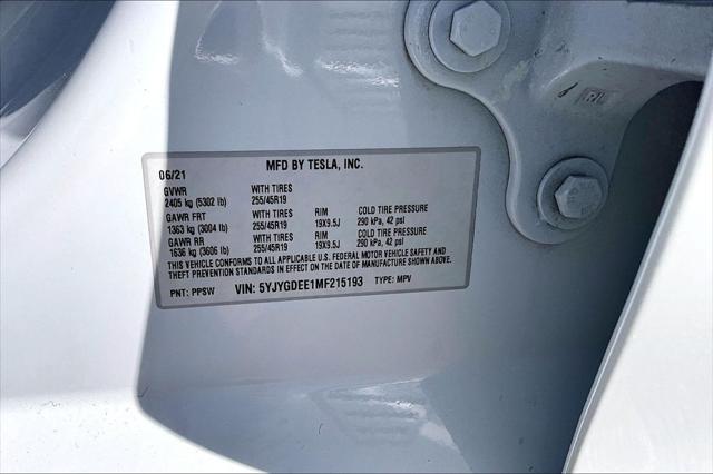 2021 Tesla Model Y Long Range Dual Motor All-Wheel Drive