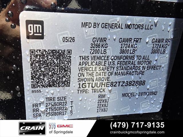 2026 GMC Sierra 1500 Crew Cab, Short Bed, Denali Ultimate, 4WD