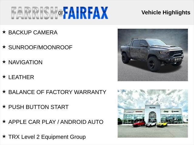 2024 RAM 1500 TRX Crew Cab 4x4 57 Box 2024 RAM 1500 TRX Crew Cab 4x4 57 Box