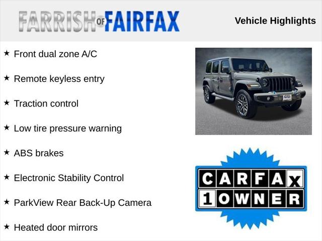 2023 Jeep Wrangler 4xe High Altitude 4x4 2023 Jeep Wrangler 4xe High Altitude 4x4