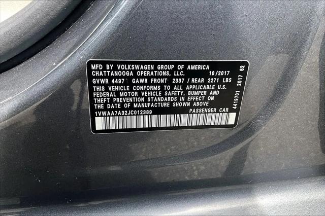 2018 Volkswagen Passat 2.0T S