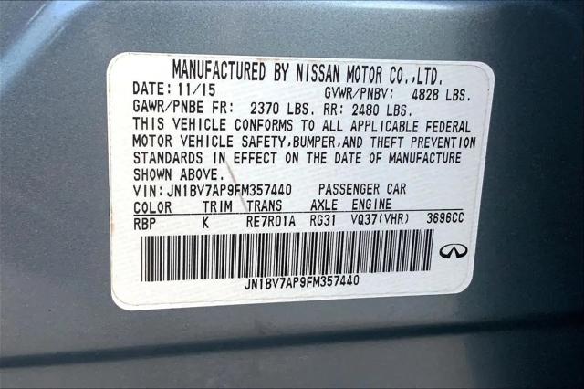 2015 INFINITI Q50 Premium