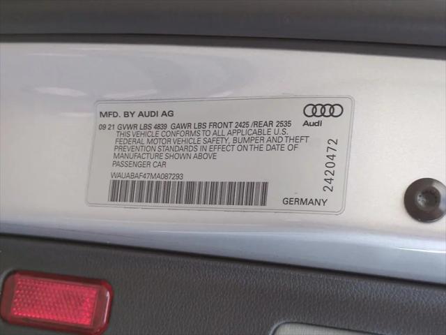 2021 Audi A4 Premium 40 TFSI quattro S tronic