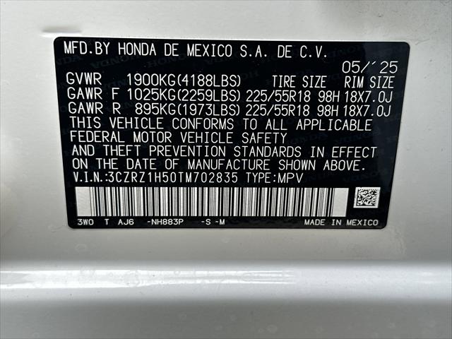 2026 Honda HR-V 2WD Sport