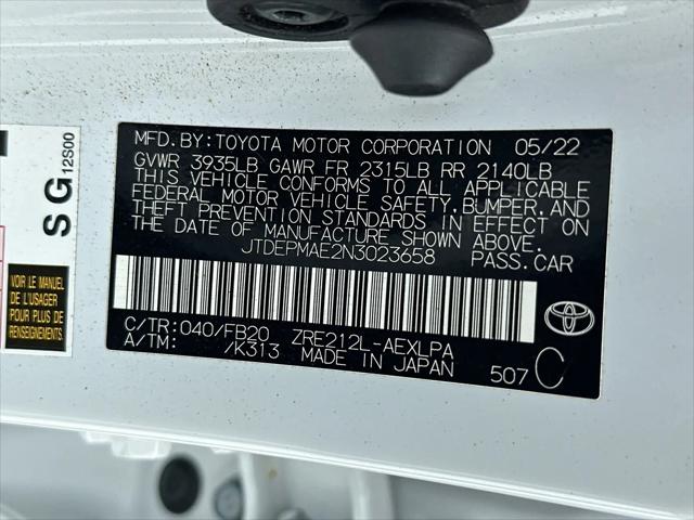 2022 Toyota Corolla LE