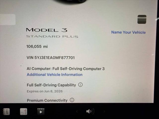 2021 Tesla Model 3 Standard Range Plus Rear-Wheel Drive