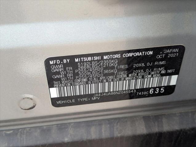 2022 Mitsubishi Outlander Black Edition S-AWC