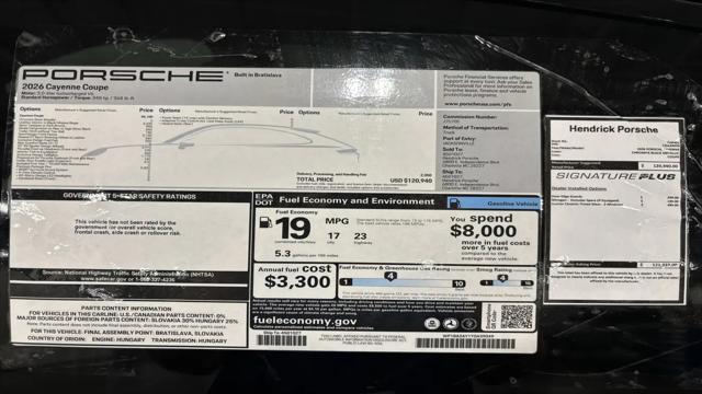2026 Porsche Cayenne Cayenne
