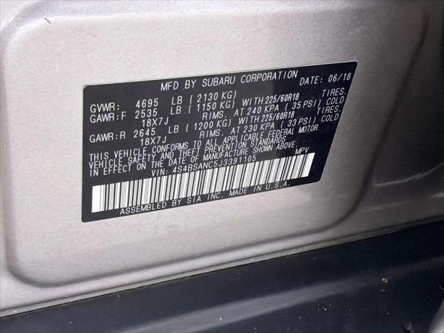 2018 Subaru Outback 2.5i Limited