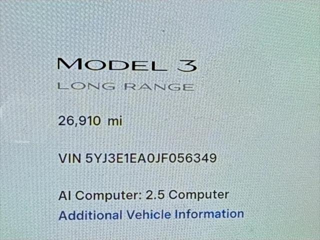 2018 Tesla Model 3 Long Range