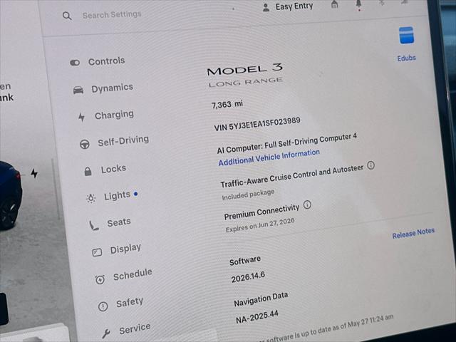 2025 Tesla Model 3 Long Range Rear-Wheel Drive