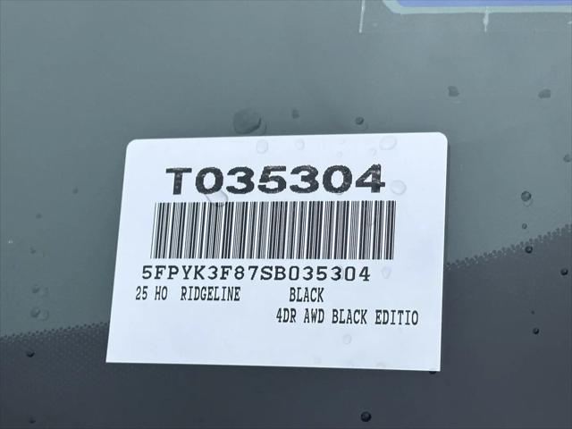 2025 Honda Ridgeline Black Edition