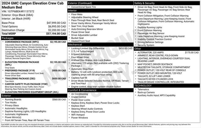 2024 GMC Canyon Elevation