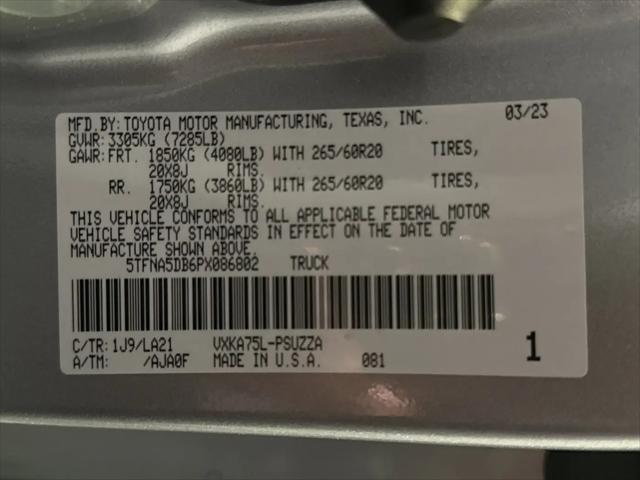 2023 Toyota Tundra Platinum