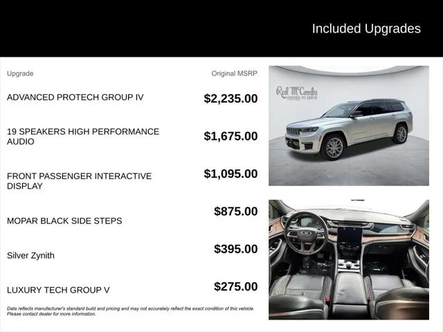 2022 Jeep Grand Cherokee L Summit 4x4