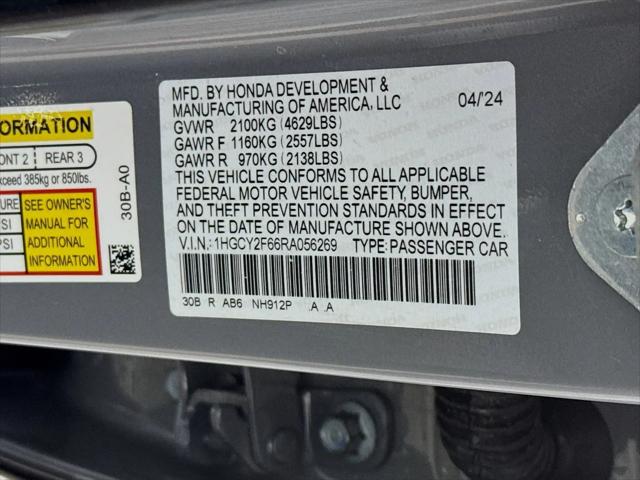 2024 Honda Accord Hybrid EX-L