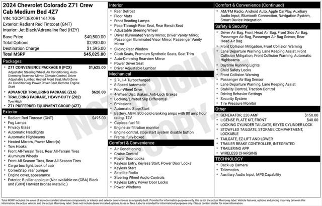 2024 Chevrolet Colorado 4WD Z71