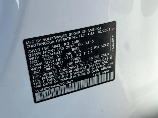 2022 Volkswagen Atlas Cross Sport 3.6L V6 SEL Premium R-Line