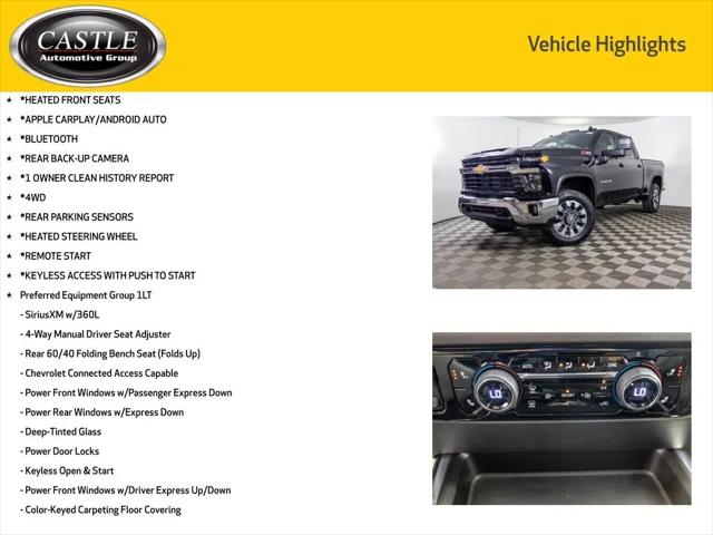 2024 Chevrolet Silverado 2500HD 4WD Crew Cab Standard Bed LT