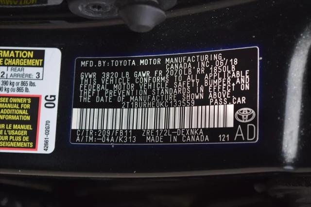 2019 Toyota Corolla XLE