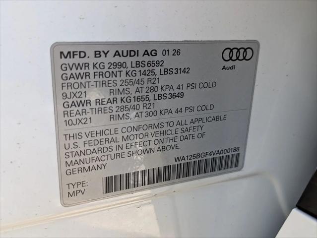 2027 Audi SQ6 e-tron Premium Plus quattro