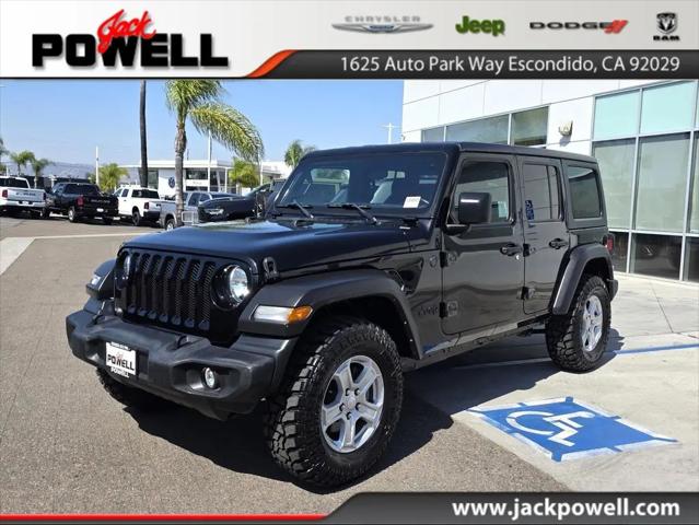 2023 Jeep Wrangler 4-Door Sport S 4x4 for sale in Escondido, CA