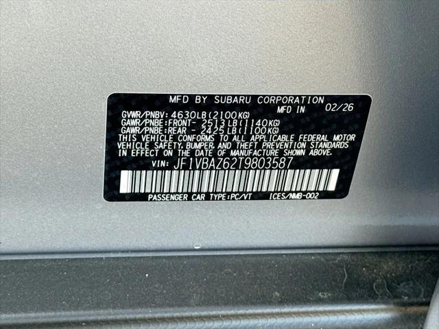 2026 Subaru WRX tS