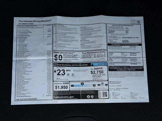 2019 BMW X3 M40i