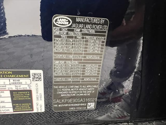2025 Land Rover Range Rover P530 SE