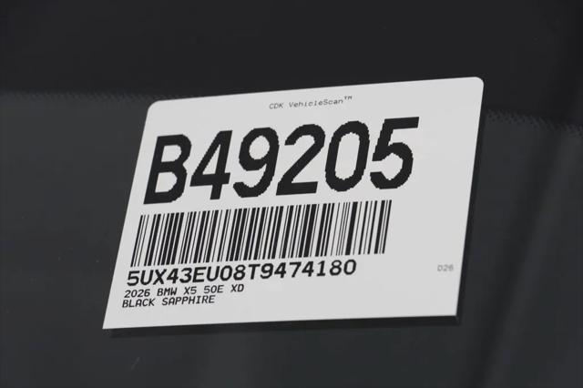 2026 BMW X5 xDrive50e
