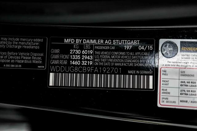 2015 Mercedes-Benz S 550 S 550