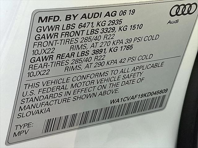 2019 Audi Q8 55 Premium