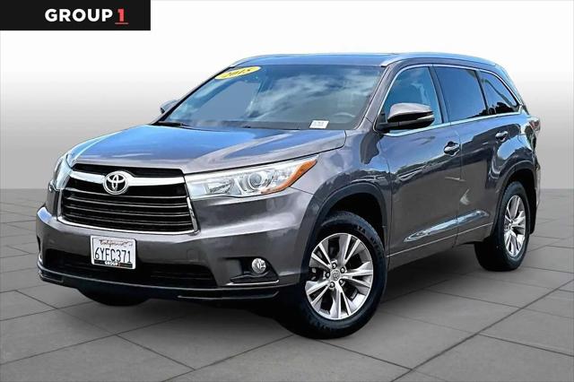 2015 Toyota Highlander XLE V6 for sale in Folsom, CA