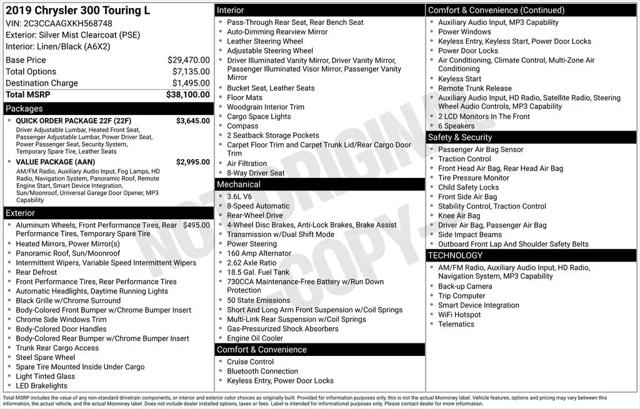 2019 Chrysler 300 Touring L