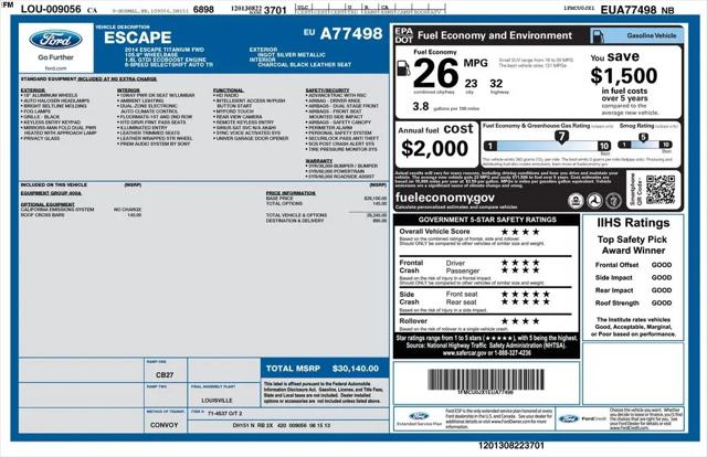 2014 Ford Escape Titanium for sale in Olympia, WA