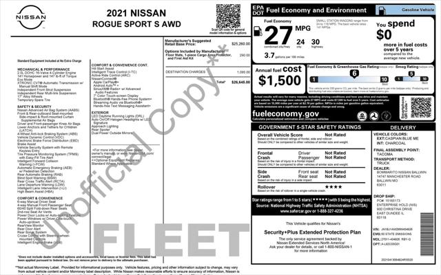 2021 Nissan Rogue Sport S AWD Xtronic CVT
