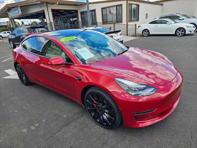 2022 Tesla Model 3 Performance Dual Motor All-Wheel Drive