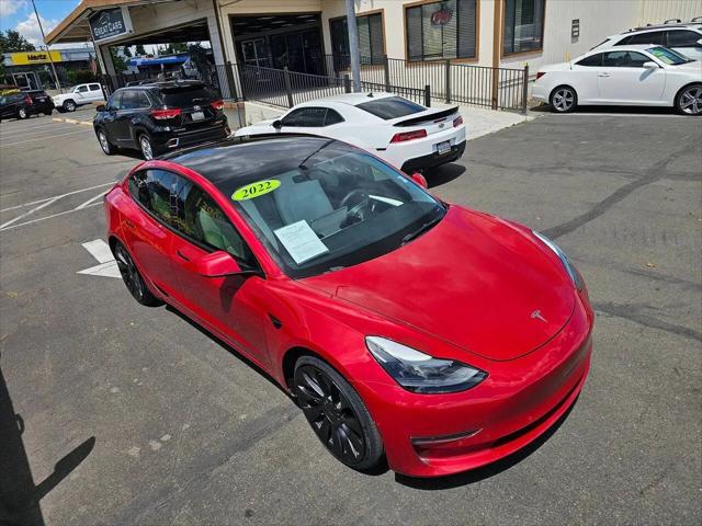 2022 Tesla Model 3 Performance Dual Motor All-Wheel Drive